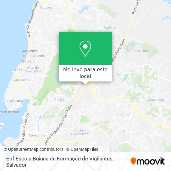 Ebf Escola Baiana de Formação de Vigilantes mapa