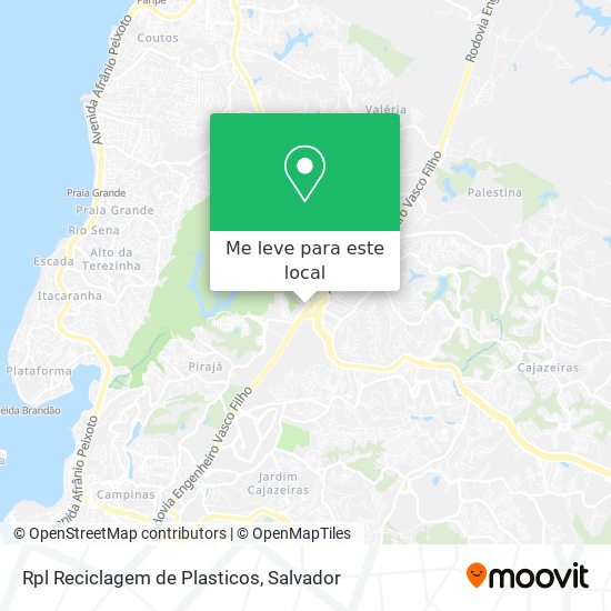 Rpl Reciclagem de Plasticos mapa
