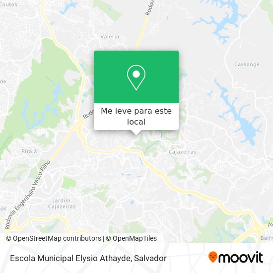 Escola Municipal Elysio Athayde mapa