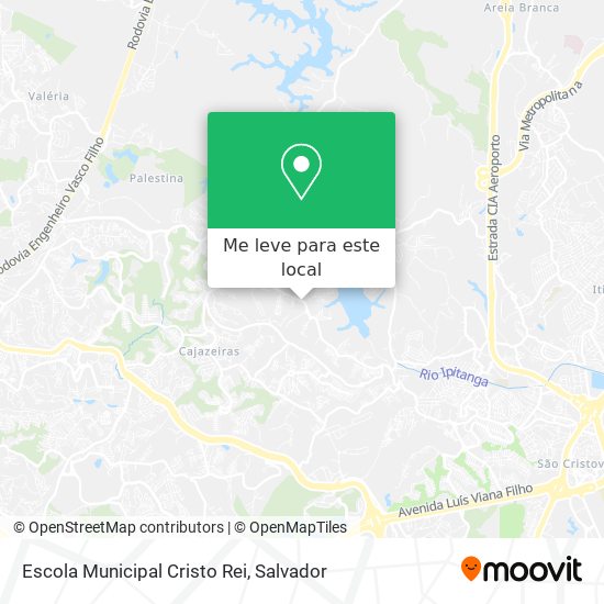 Escola Municipal Cristo Rei mapa