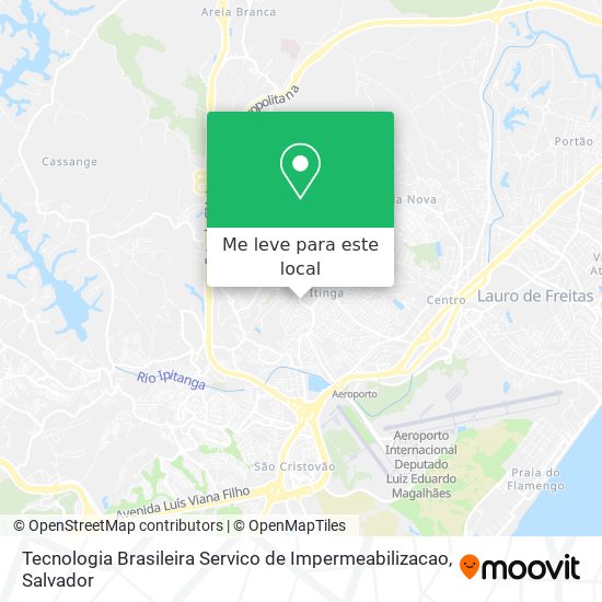 Tecnologia Brasileira Servico de Impermeabilizacao mapa