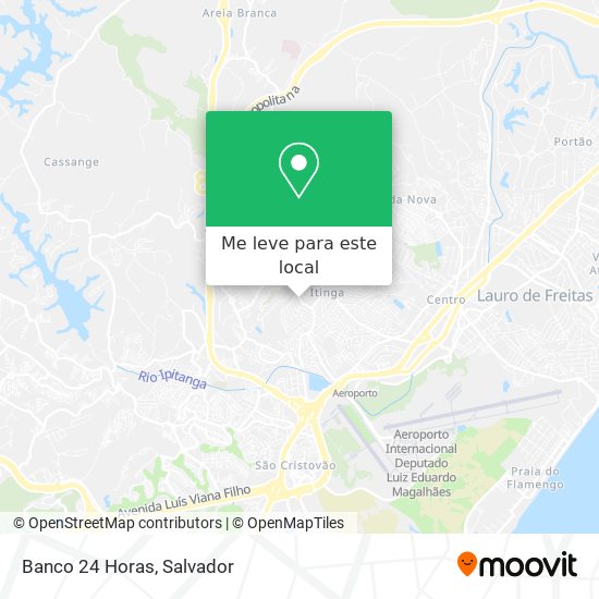 Banco 24 Horas mapa