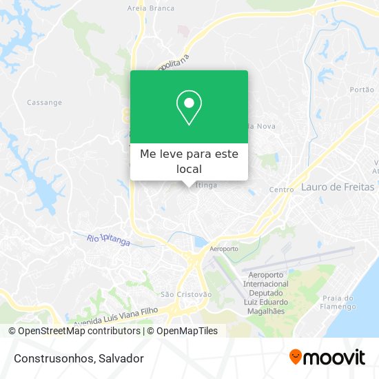 Construsonhos mapa