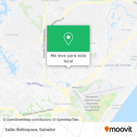 Salão Bellospace mapa
