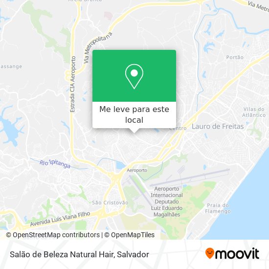 Salão de Beleza Natural Hair mapa