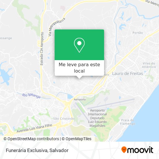 Funerária Exclusiva mapa