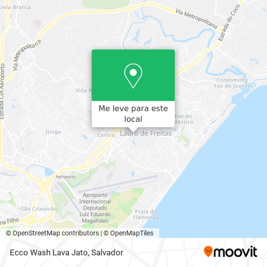 Ecco Wash Lava Jato mapa