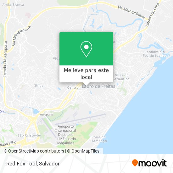 Red Fox Tool mapa