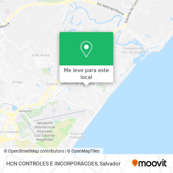 HCN CONTROLES E INCORPORACOES mapa