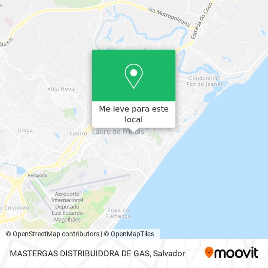 MASTERGAS DISTRIBUIDORA DE GAS mapa