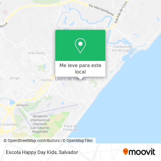 Escola Happy Day Kids mapa