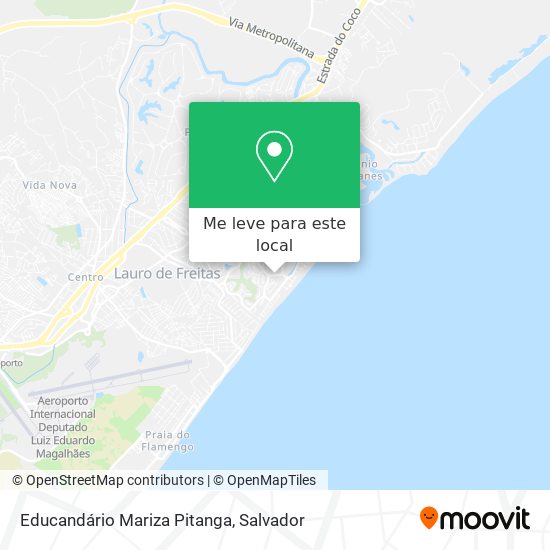 Educandário Mariza Pitanga mapa