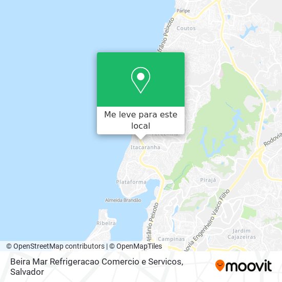 Beira Mar Refrigeracao Comercio e Servicos mapa