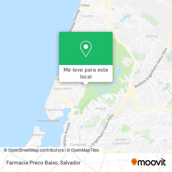 Farmacia Preco Baixo mapa