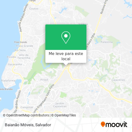 Baianão Móveis mapa