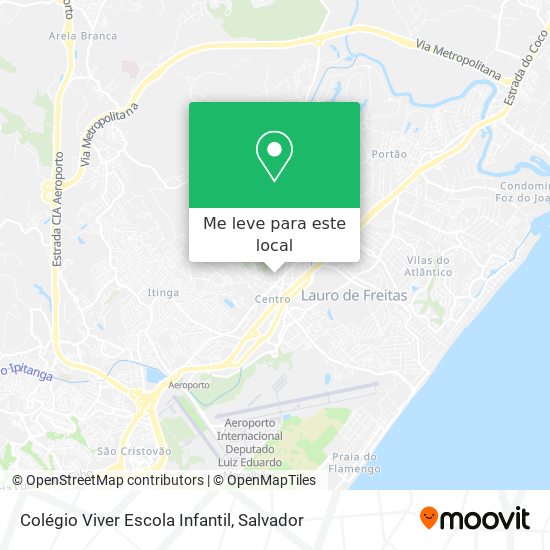 Colégio Viver Escola Infantil mapa