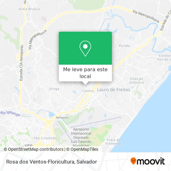 Rosa dos Ventos-Floricultura mapa