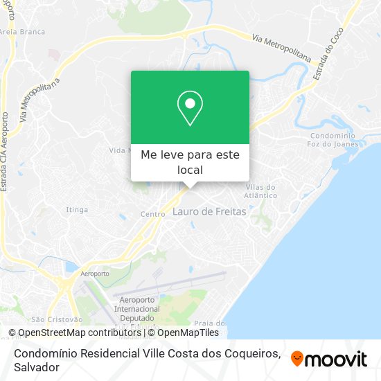 Condomínio Residencial Ville Costa dos Coqueiros mapa
