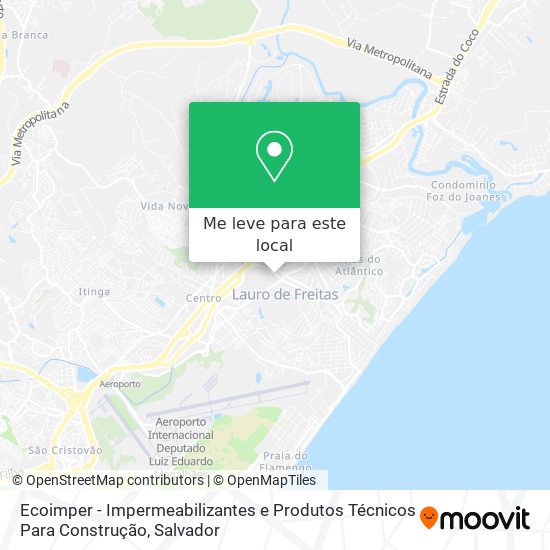 Ecoimper - Impermeabilizantes e Produtos Técnicos Para Construção mapa