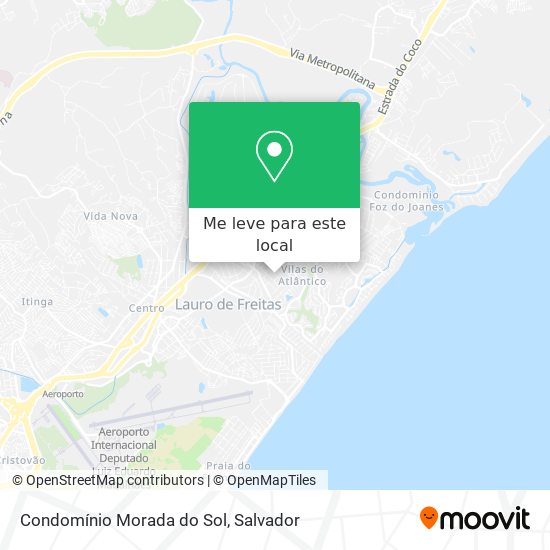 Condomínio Morada do Sol mapa
