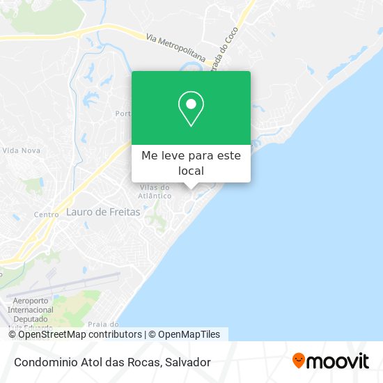 Condominio Atol das Rocas mapa