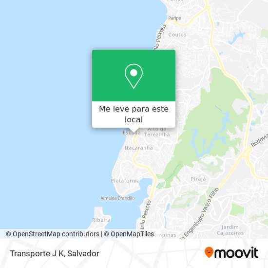 Transporte J K mapa