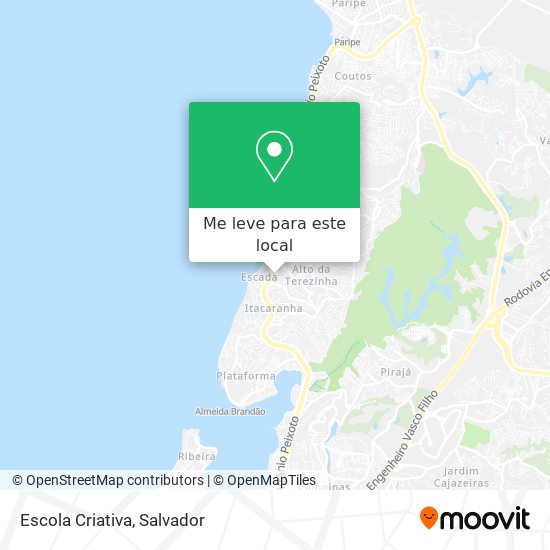 Escola Criativa mapa