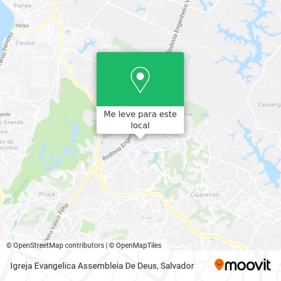 Igreja Evangelica Assembleia De Deus mapa