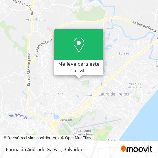 Farmacia Andrade Galvao mapa