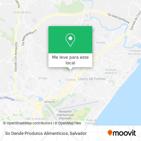 So Dende Produtos Alimenticios mapa