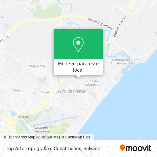 Top Arte Topografia e Construcoes mapa
