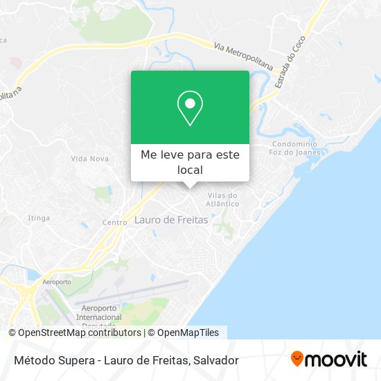 Método Supera - Lauro de Freitas mapa