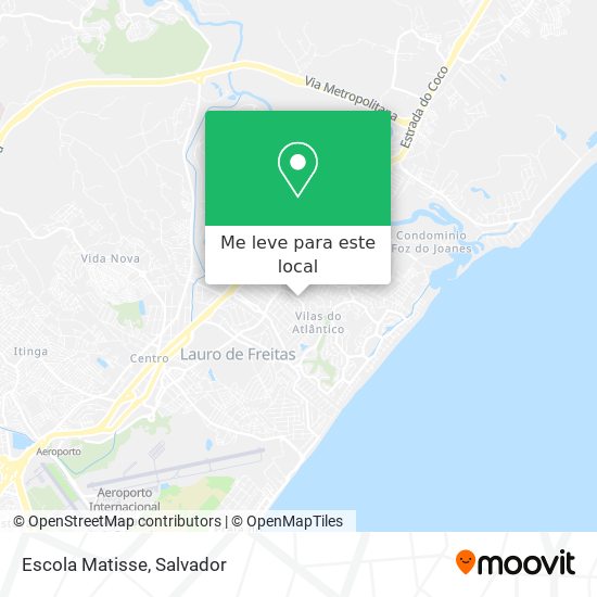Escola Matisse mapa