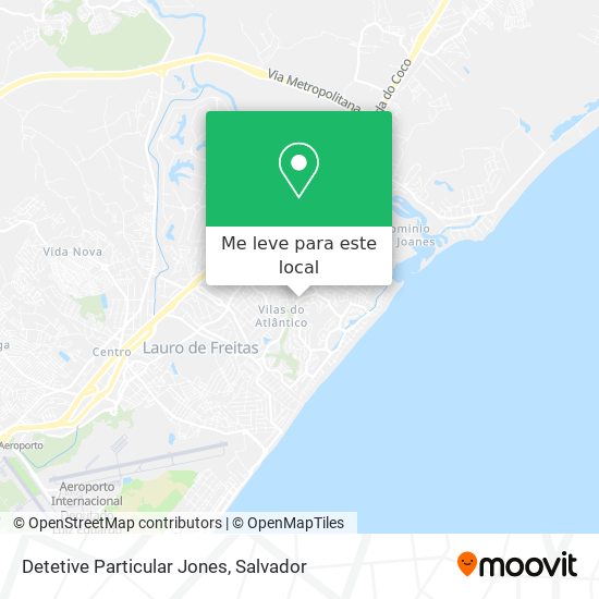 Detetive Particular Jones mapa