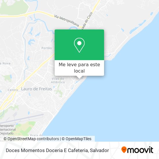 Doces Momentos Doceria E Cafeteria mapa