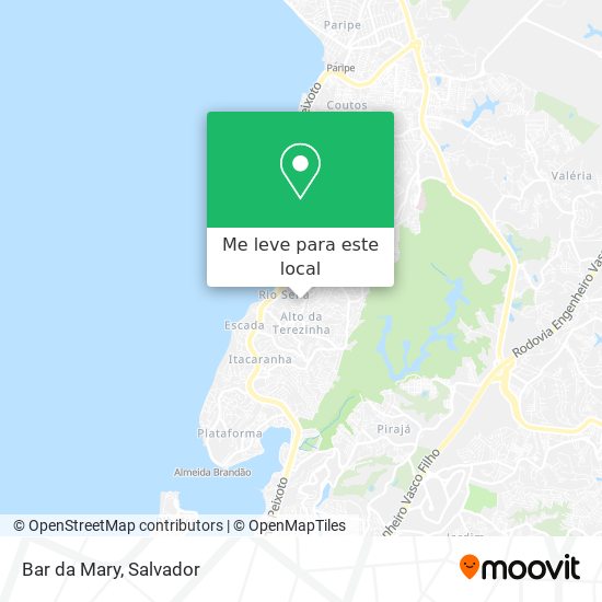 Bar da Mary mapa