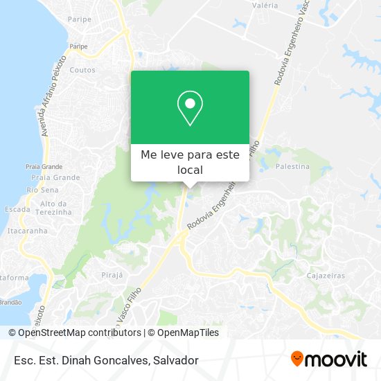 Esc. Est. Dinah Goncalves mapa