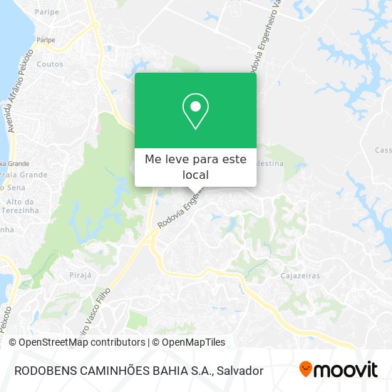 RODOBENS CAMINHÕES BAHIA S.A. mapa