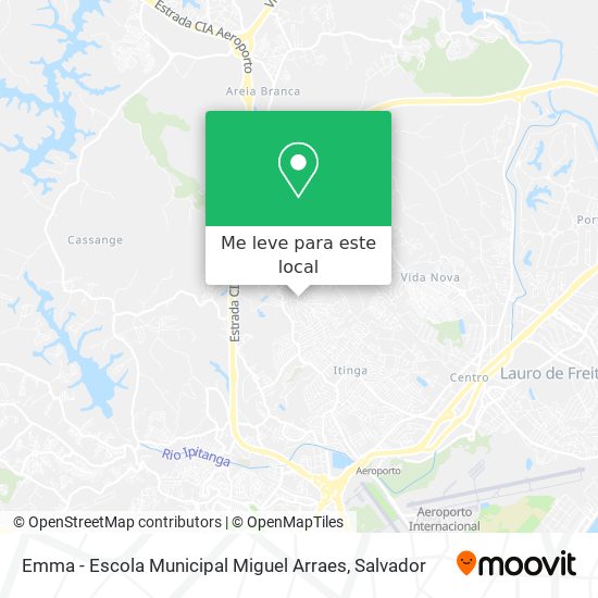 Emma - Escola Municipal Miguel Arraes mapa