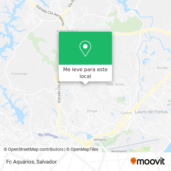 Fc Aquários mapa