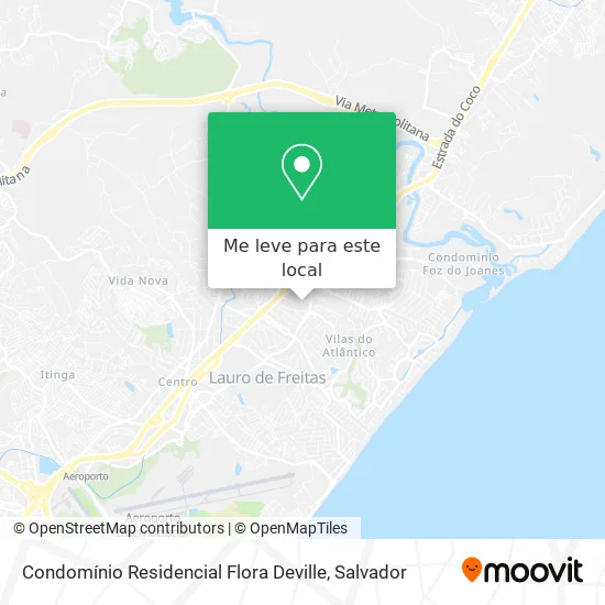 Condomínio Residencial Flora Deville mapa