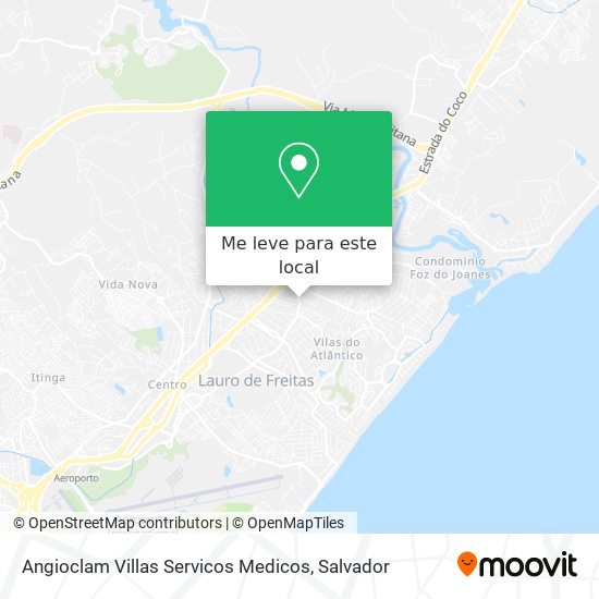 Angioclam Villas Servicos Medicos mapa