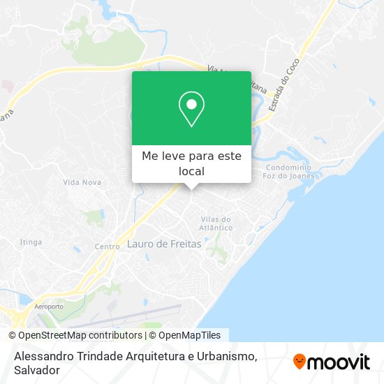 Alessandro Trindade Arquitetura e Urbanismo mapa