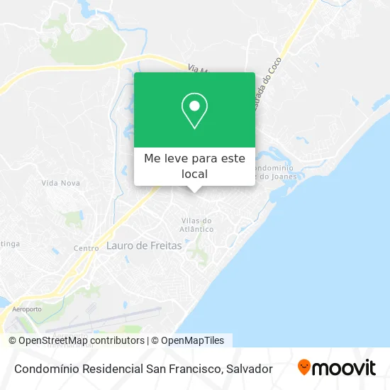 Condomínio Residencial San Francisco mapa