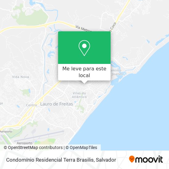 Condomínio Residencial Terra Brasilis mapa