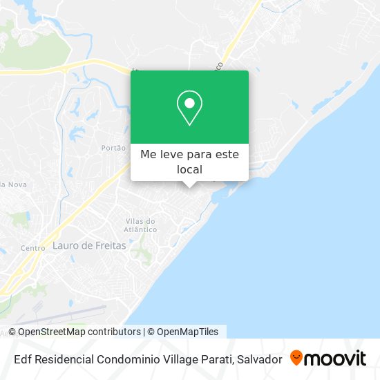 Edf Residencial Condominio Village Parati mapa