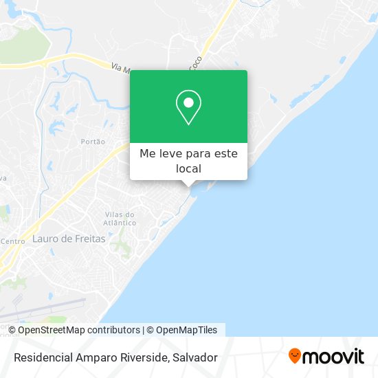 Residencial Amparo Riverside mapa