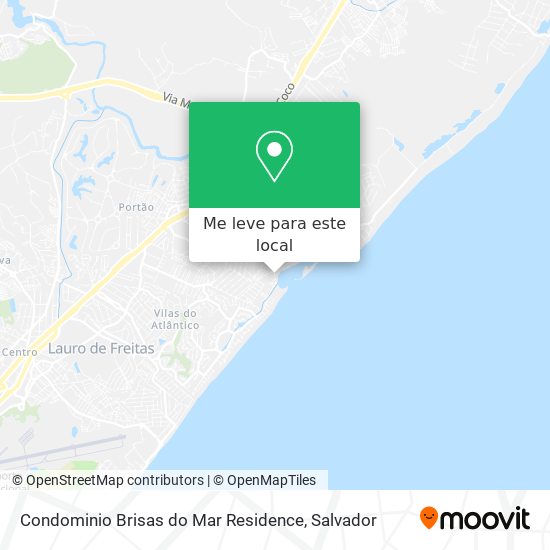 Condominio Brisas do Mar Residence mapa