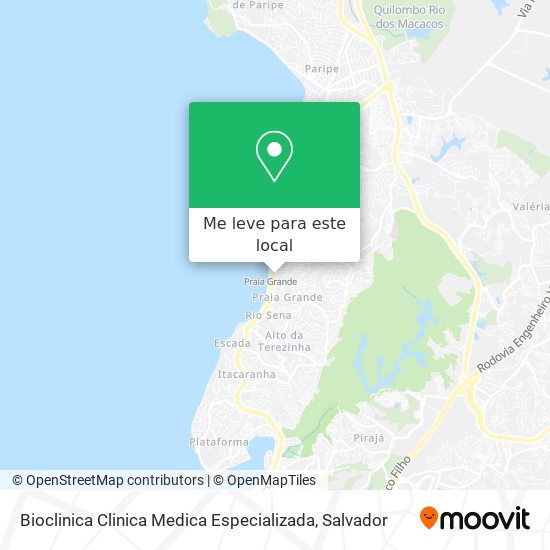 Bioclinica Clinica Medica Especializada mapa