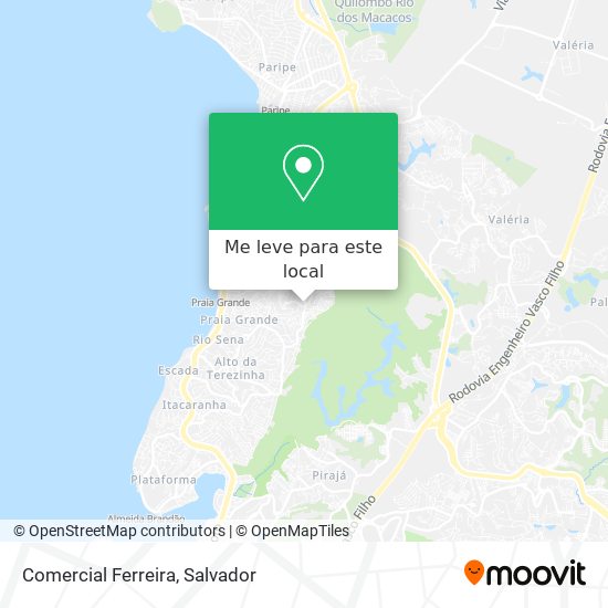Comercial Ferreira mapa